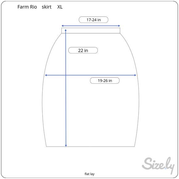 Farm Rio Anthro Smocked Mini Skirt Pink Floral Print Boho Ruffle Hem XL NWT - Picture 8 of 8